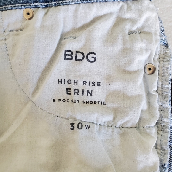 BDG Urban Outfitters Erin HIgh Rise Denim Shorts - Picture 7 of 8